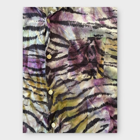 All Saints Kanha Short Sleeve Shirt in Cloud White women's medium - Picture 7 of 9